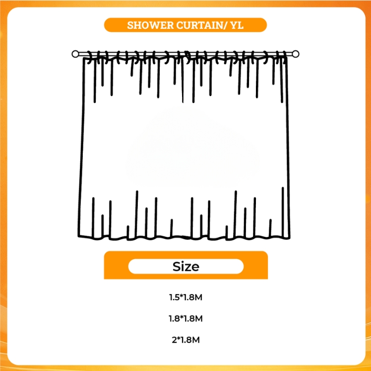 3D shower curtain - King Of The Hill Store