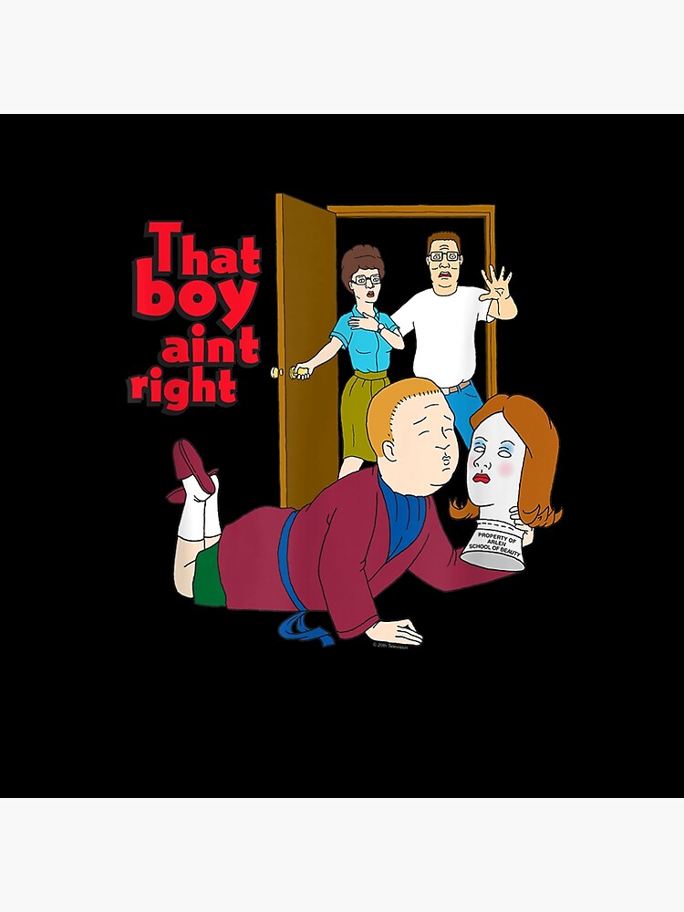 King Of The Hill Vintage Cartoon Throw Pillow - Image 2