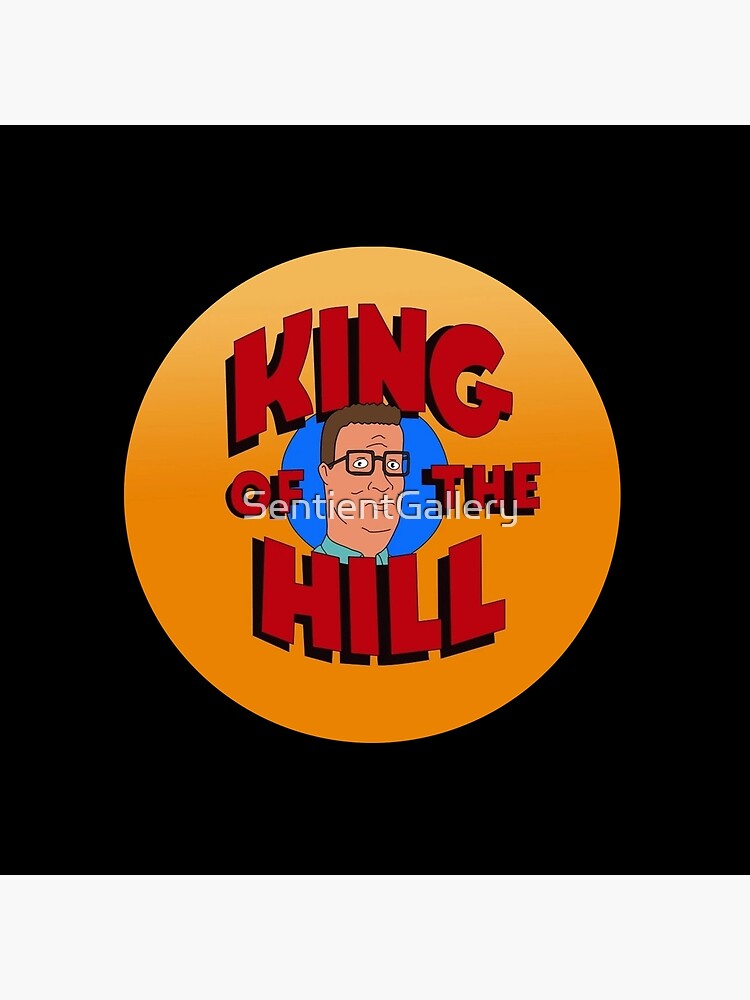 King Of The Hill 90s Vintage Punk Grunge Throw Pillow - Image 2