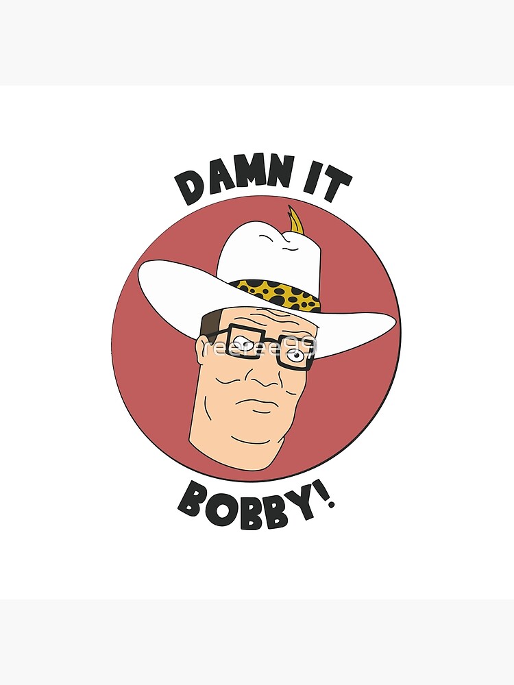Hank Hill Character Design Throw Pillow - Image 2