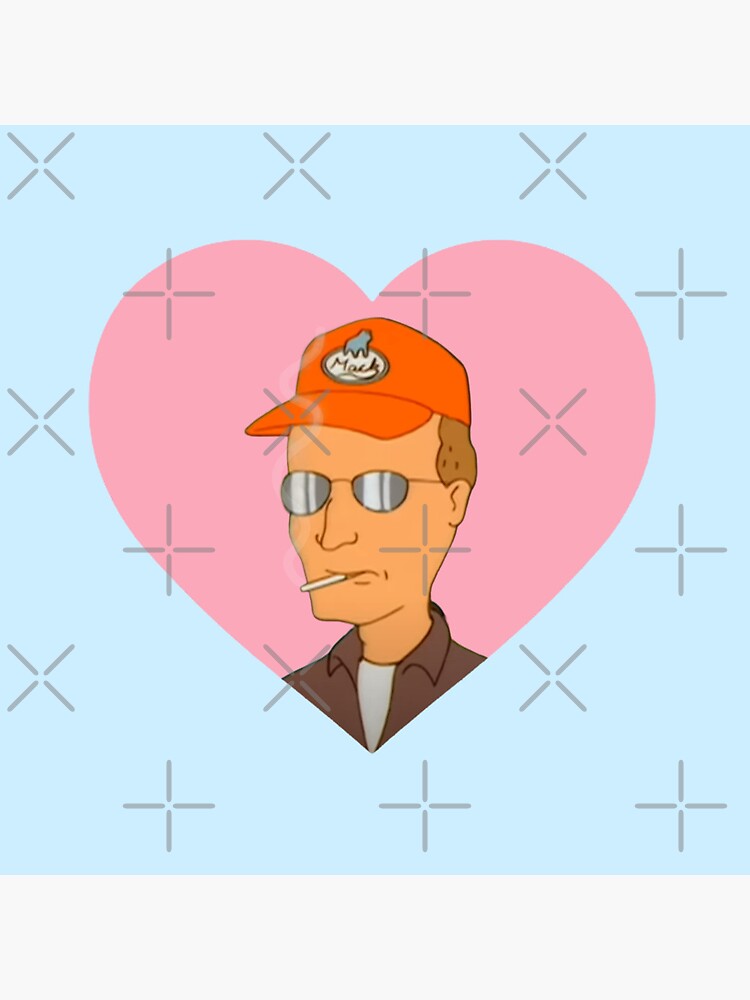 Pastel Dale Gribble Throw Pillow - Image 2
