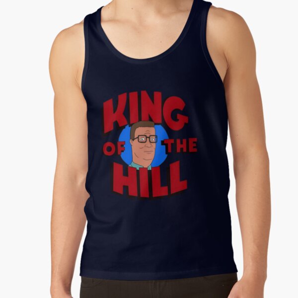 King Of The Hill Retro Hank Hill Logo Tank Top - Image 5
