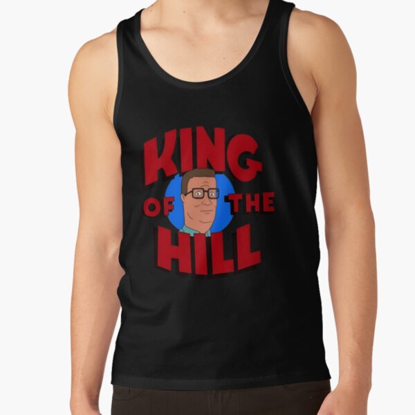 King Of The Hill Retro Hank Hill Logo Tank Top - Image 2