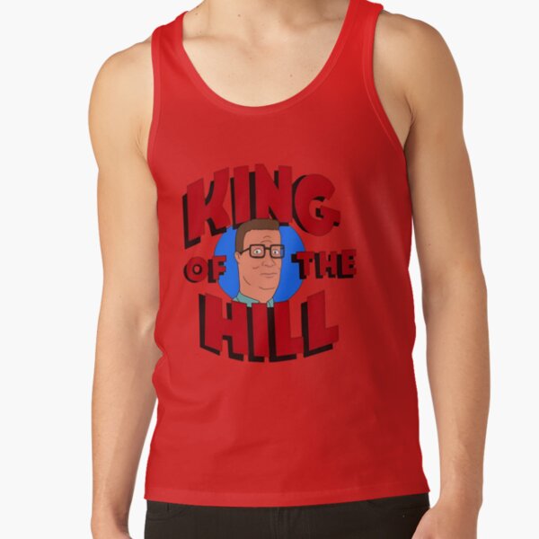 King Of The Hill Retro Hank Hill Logo Tank Top - Image 4