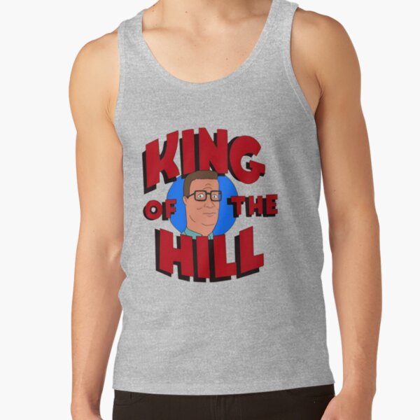 King Of The Hill Retro Hank Hill Logo Tank Top - Image 3
