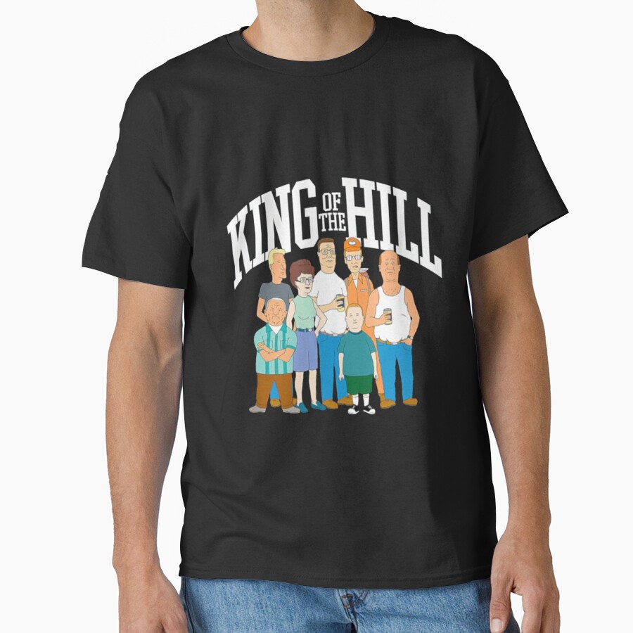 King Of The Hill Full Cast Arlen Texas Retro T-shirt - Image 3