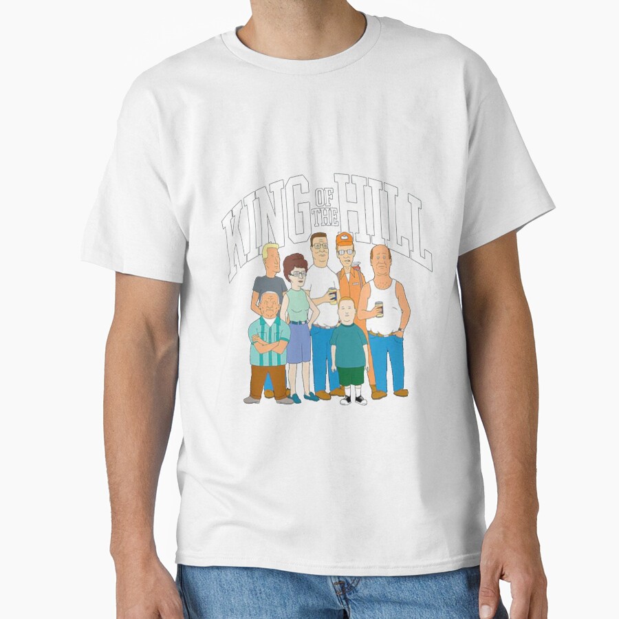 King Of The Hill Full Cast Arlen Texas Retro T-shirt - Image 2