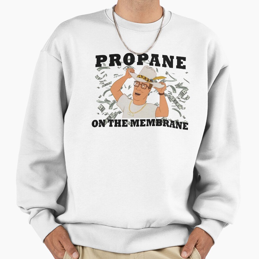 Hank Hill Propane On The Membrane Sweatshirt - Image 2