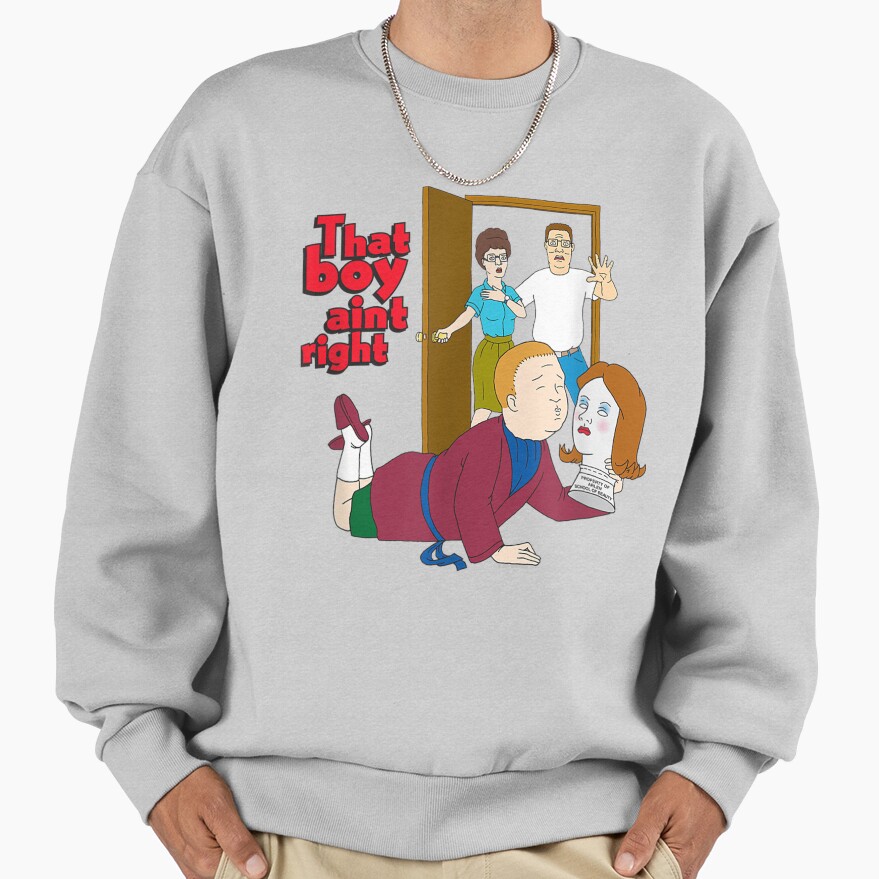 King Of The Hill Vintage Cartoon Sweatshirt - Image 4