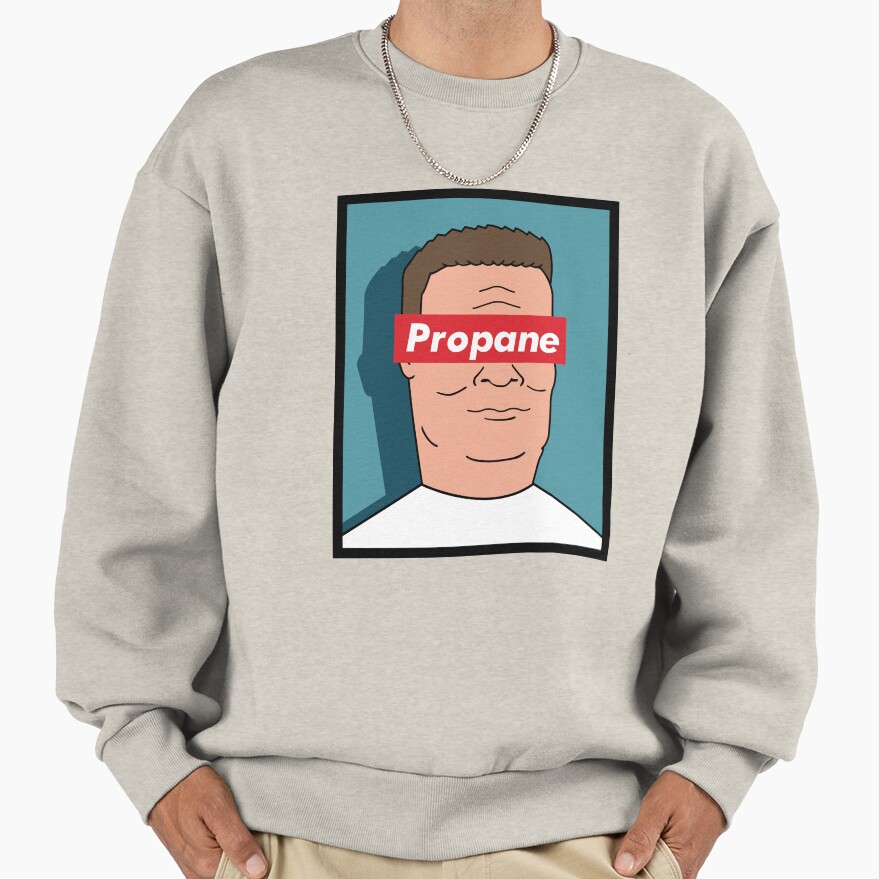 King Of Propane Hank Hill Sweatshirt - Image 3