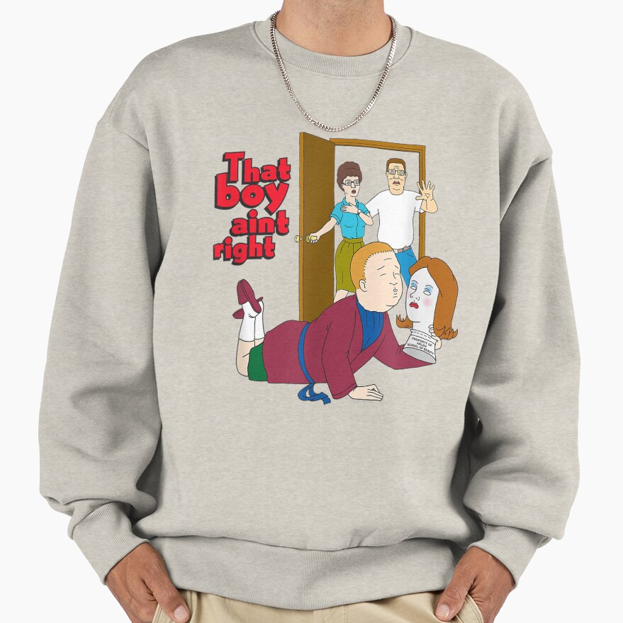 King Of The Hill Vintage Cartoon Sweatshirt - Image 3