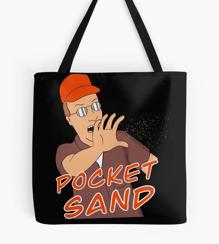 Pocket Sand Dale Gribble Tote Bag