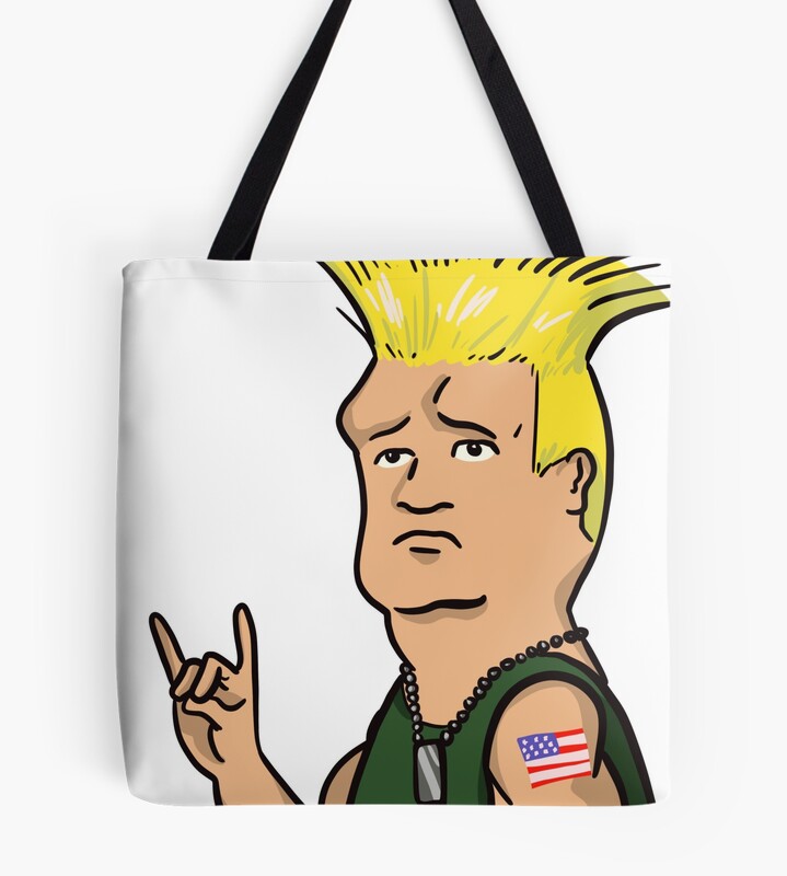 Sonic Bobby Hill Parody Tote Bag