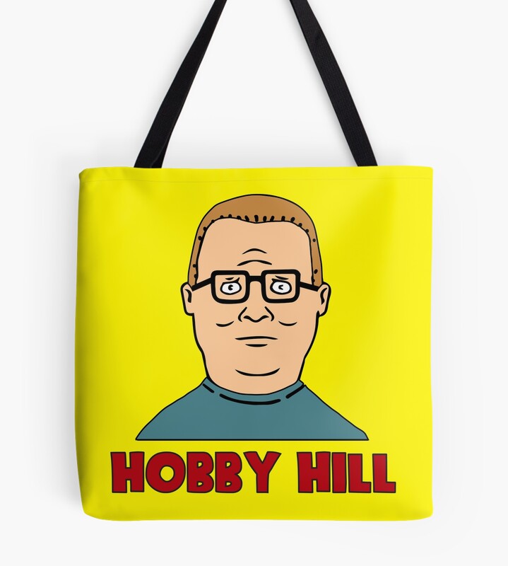 Hobby Hill Funny Parody Tote Bag