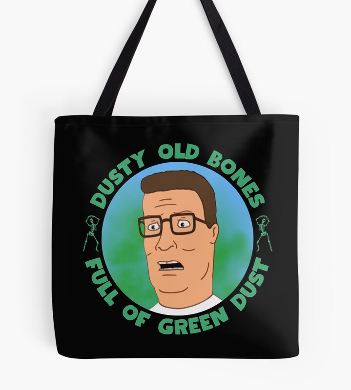 Dusty Old Bones Full Of Green Dust Tote Bag