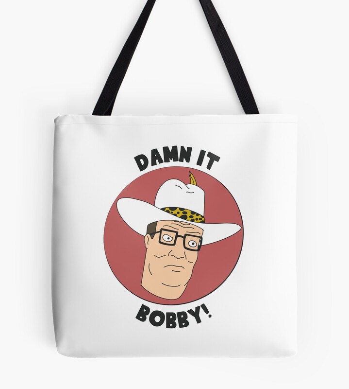 Hank Hill Character Design Tote Bag