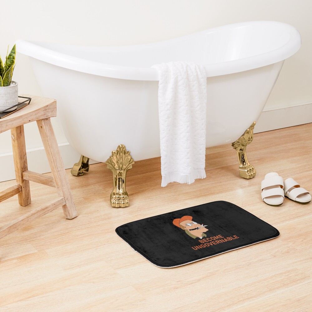 Dale Gribble Retro Artwork Bath Mat - Image 2