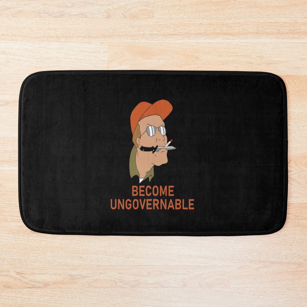 Dale Gribble Retro Artwork Bath Mat