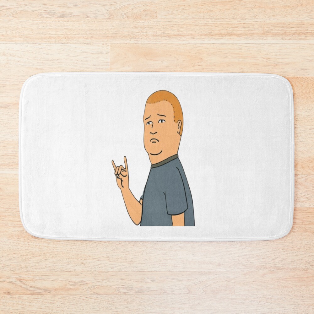 Bobby Hill Sad Horns Bath Mat