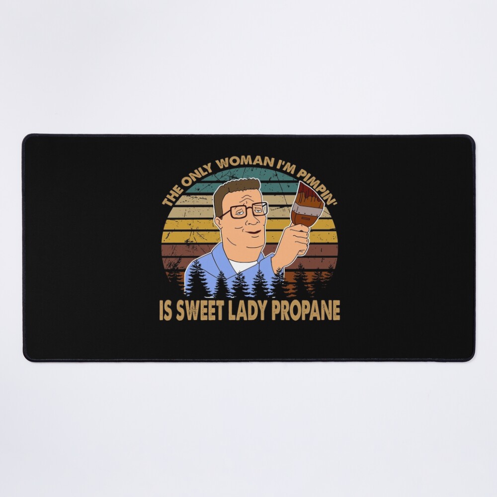 They Only Woman Hank Man Cartoon Mouse Pad