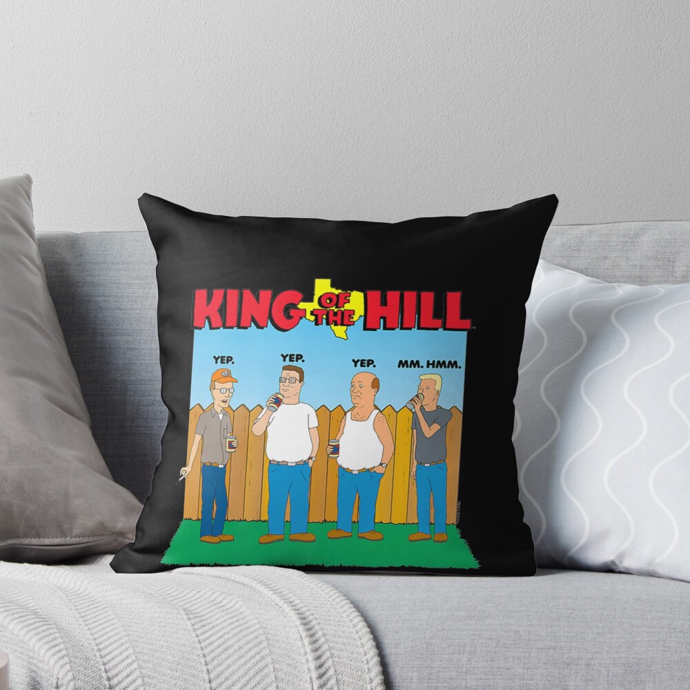 King Of The Hill Classic Logo Throw Pillow